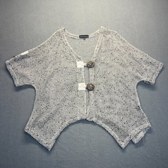 1X Gypsy‎ Boho Hippie Open Front Open Weave Jacket from Mirror Image Women's - Picture 1 of 11